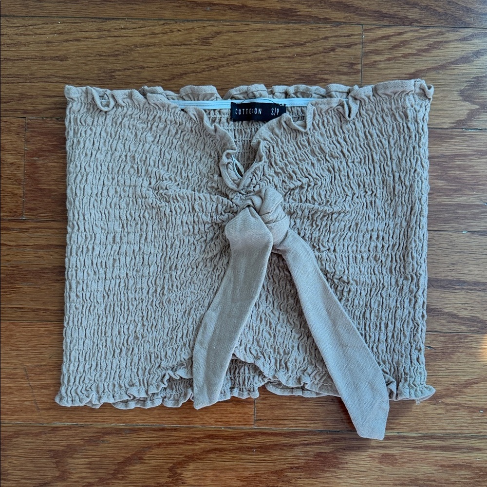 Cotton On Tan Crop Top